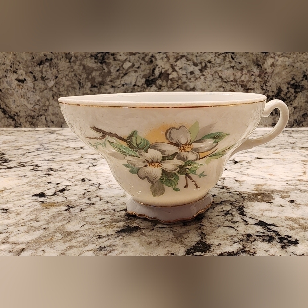 Vintage Dogwood Bone China Cup  japan